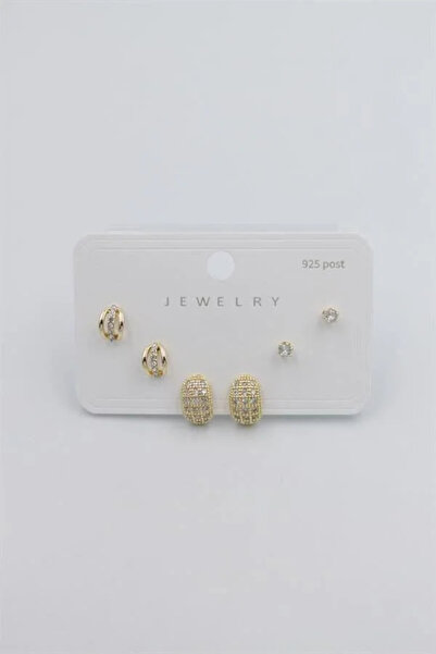 Marsilyan Nvdn- Ieg - Multiple Set Earrings - Gold Iegrs-Nvdn1