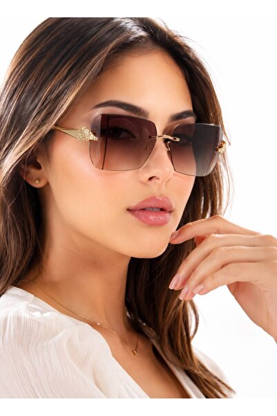 ModaLucci New Season Trend Coffee Women's Sunglasses