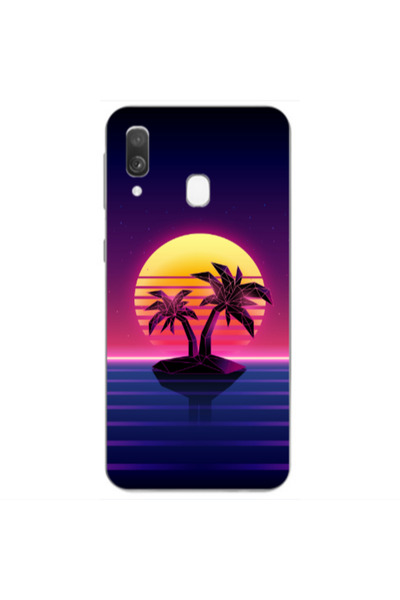 Other Samsung A40 Moon and Palmie Transparent Silicone TPU Θήκη