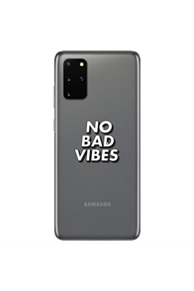 Other Samsung S20 Plus No bad vibes Transparent Silicone TPU Θήκη