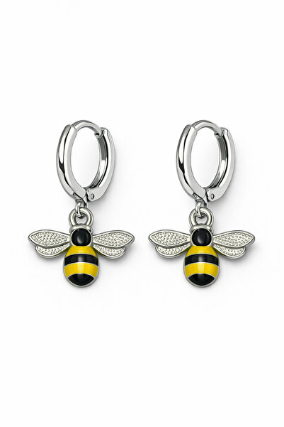 MakeWell Mixed Figure Silver Color Cute Dangle Earrings