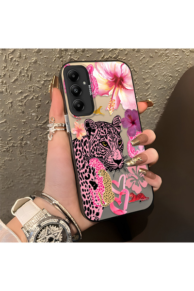 Hontinga Samsung Galaxy A05S Compatible Silicone Edge Hard Back Case Couple P...