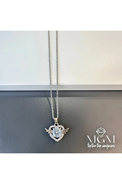Marsilyan Nvdn- Ieg - Steel Heart Wing Pendant Iegrs-Nvdn1
