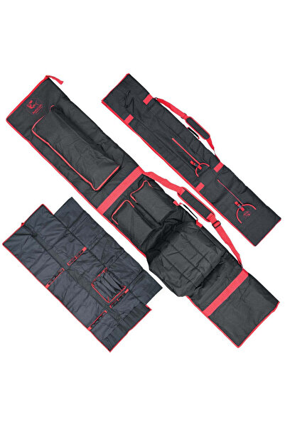 Baracuda Geanta lansete crap C6-T, pentru lansete de 3.9 m din 2 tronsoane, n...