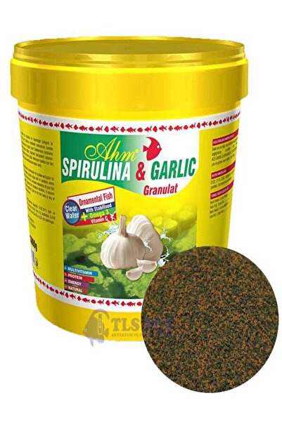 Ahm Spirulina Garlic Sarımsaklı 30 gr Balık Yemi