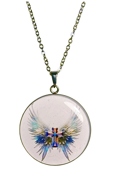 Oxolux, Lavinia Colier Wings of Hope, in cutie cadou, design multicolor, biju...