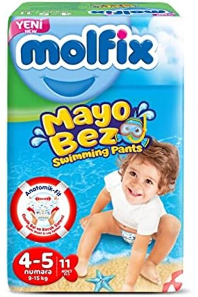 Yıldızan Terra Organik Molfix Mayo Bebek Bezi Karma 4-5 numara 9-15 kg (1 x 1...