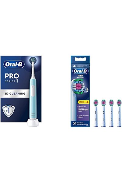 Yıldızan Terra Organik Oral-B Pro Series 1 Blue Electric Toothbrush, 1 Toothb...