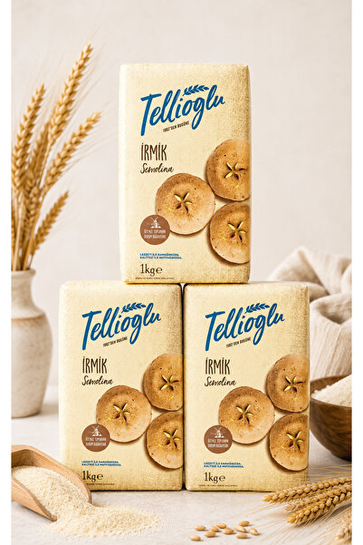 tellioğlu İrmik Semolina 3x1 kg