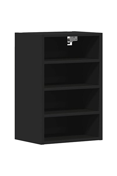 vidaxl “Riga” wall cabinet, black, 40x29.5x60 cm, chipboard