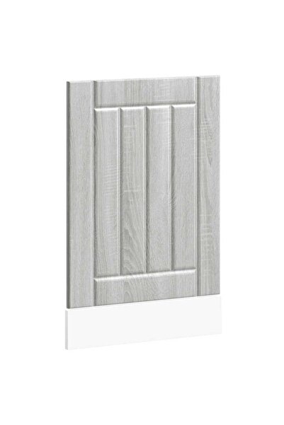 vidaxl Dishwasher panel "Lucca" Sonoma wood grey