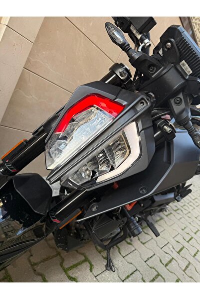 Ark Sticker KTM Duke Gen 2 Kasa 2017 Ve 2023 Gündüz Led Sticker Set Kırmızı