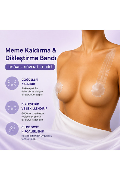 PİAURA Breast Lift Transparent Stabilizing Adhesive Tape