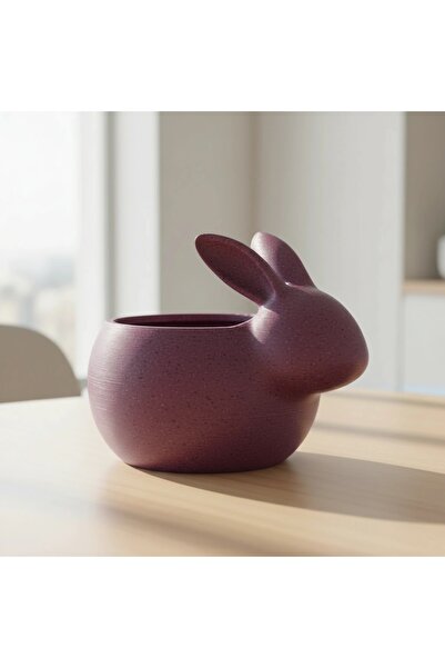 OEM Minimalist Rabbit Decorative Pot, Small Plant Holder