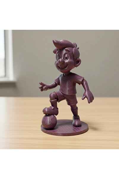 OEM Decorative Figurine Football Player, Cartoon Style, 8cm