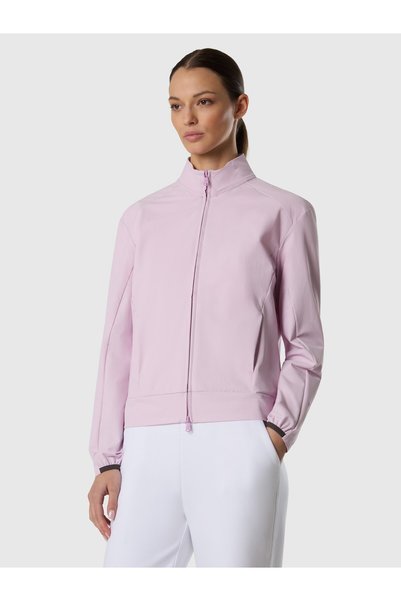 North Sails Regular Fit Dik Yaka Katlanabilir Kompakt Kadın Sweatshirt