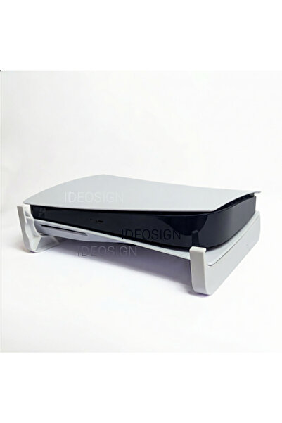 OEM Suport Orizontal pentru PS5 slim disk cu logo, alb -se potriveste PS5 sli...
