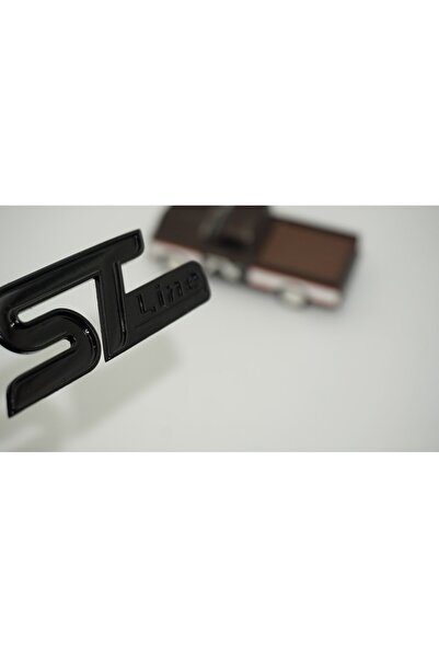 DK Tuning ST Line Logo Bagaj Siyah ABS Logo Arma Ford İle Uyumlu