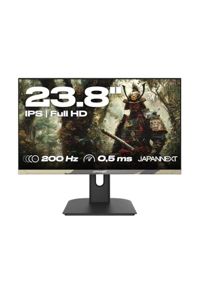 Japannext 23.8-инчов IPS геймърски монитор JN-IPS238FHD200F-HSP-Camo, FHD, 20...
