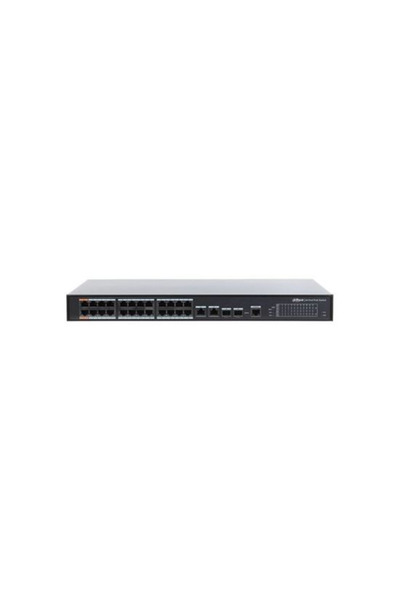 Universal محول شبكة داهوا 24 منفذ PoE بقدرة 360 واط مع منفذين SFP جيجابت قابل...