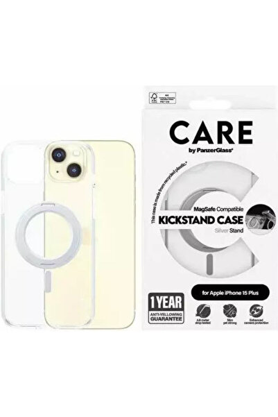 Panzer Glass Θήκη Apple iPhone 15 Care By Panzerglass με Βάση Στήριξης Magsaf...