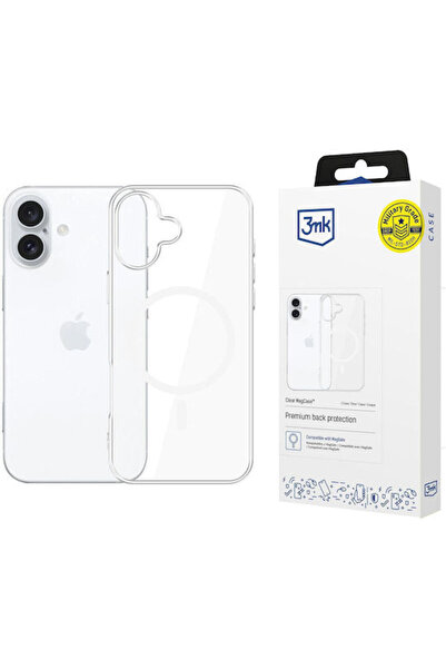 3MK Διαφανής Πίσω Θήκη MagSafe Σιλικόνης 1.5mm (iPhone 16 Plus)