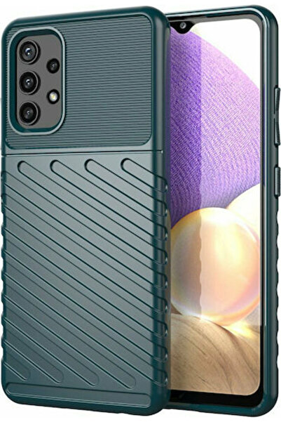 Hurtel Θάντερ Πίσω Κάλυμμα Σιλικόνης Πράσινο (Galaxy A72) Κωδικός: 026385