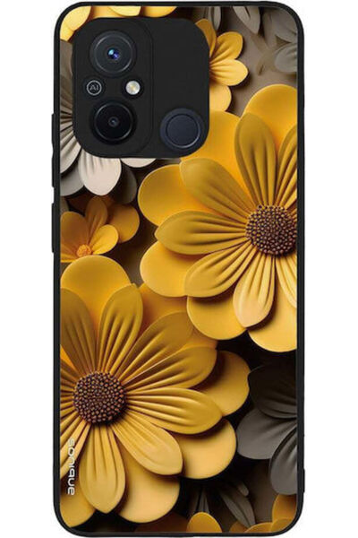 Other Θήκη Sonique Σειράς 3D Λουλουδιών για Xiaomi Redmi 12c Κίτρινο