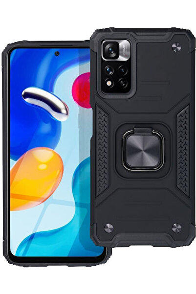 Nitro Πίσω Κάλυμμα Σιλικόνης / Πλαστικό Μαύρο (Redmi 14C / Poco C75)
