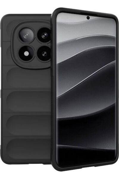 Techsuit Μαγική Πίσω Θήκη Σιλικόνης Μαύρη (Redmi Note 14 Pro+)