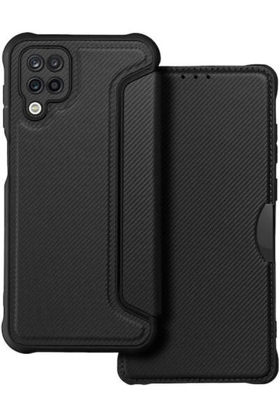 Forcell Razor Carbon Wallet Συνθετικό Δέρμα Μαύρο (Galaxy A12)