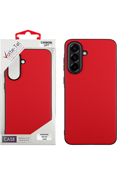 Other Volte-Tel Carbon Lift Back Cover Σιλικόνης Κόκκινο (SAMSUNG A56 5G, VOL...