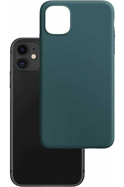 OEM Matt Back Cover Silicone Dark Green (iPhone 11)