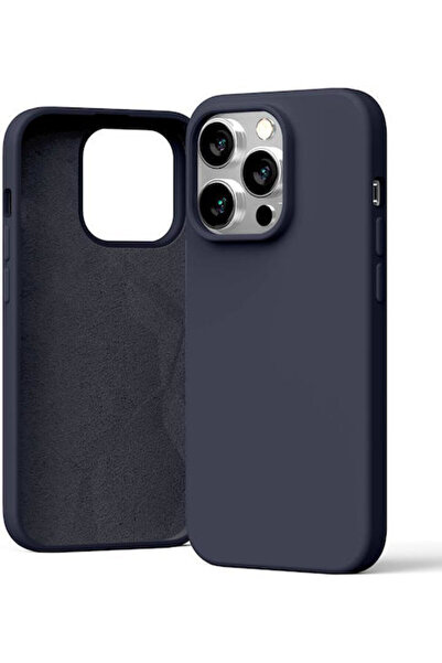 OEM 6.1 Πίσω Κάλυμμα Σιλικόνης Ναυτικό Μπλε (iPhone 15 Pro)