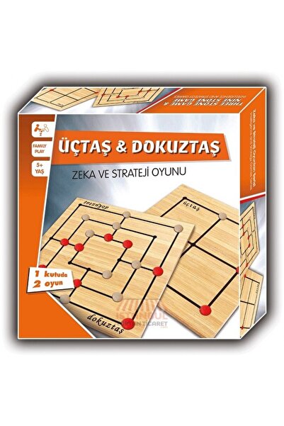 YOUC Design Üçtaş Dokuztaş Box Game