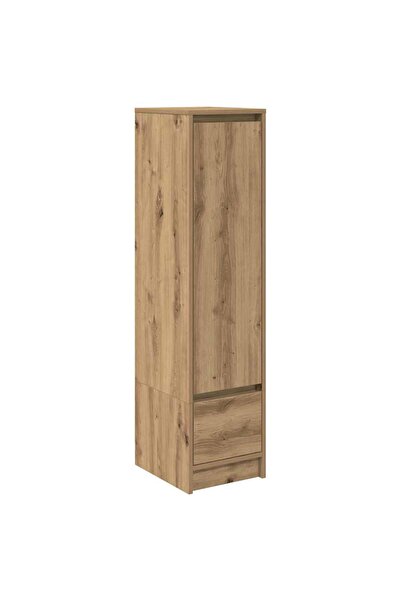vidaxl Dulapuri Stejar Artizanal 29,5x34x119,5 cm Lemn prelucrat