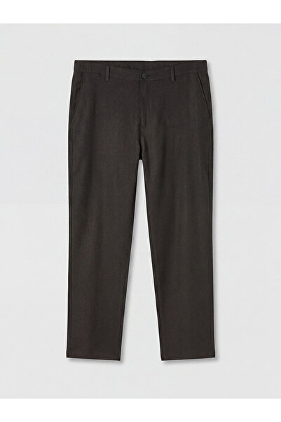 LC Waikiki Rmz Gi̇yi̇m Farkiyla Standardfit Linen Blend Men's Pleated Trousers
