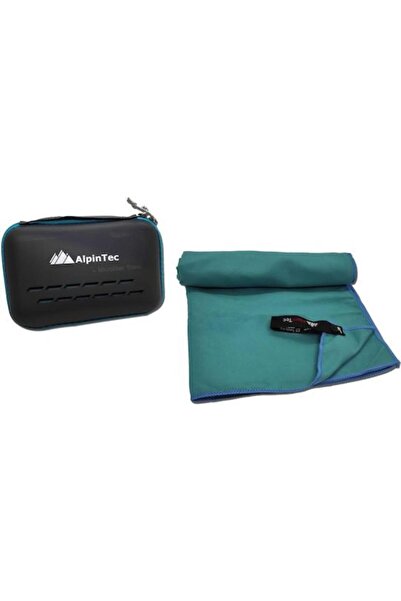 ALPINPRO AlpinTec Πετσέτα Μικροϊνών Γρήγορου Στεγνώματος - Τιρκουάζ Μπλε