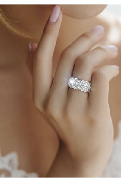 Monalisa Home Number 9 Zircon Stone Patterned Luxury Ring