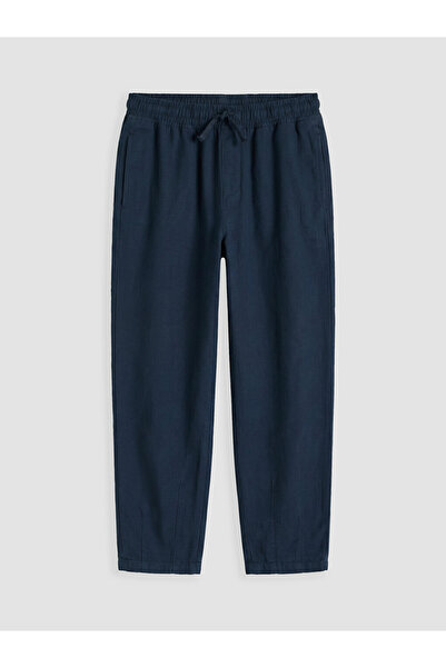LC Waikiki Lcw Kids Navy Blue Boy's Poplin Trousers