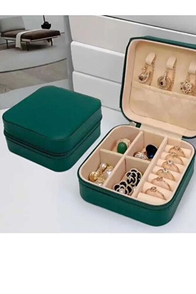 PEKPLUS Mini Jewelry Box Travel Type Jewellery Case Necklace Ring Earring Org...