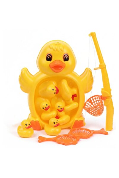 hak-iş oyuncak Pvc Big Duck Pond Fishing Rod Set