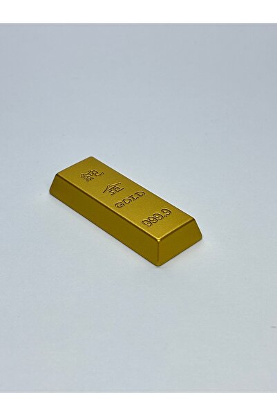 gemsartdeco Bolluk Bereket Külçesi Büyük Gold 18 K Mat
