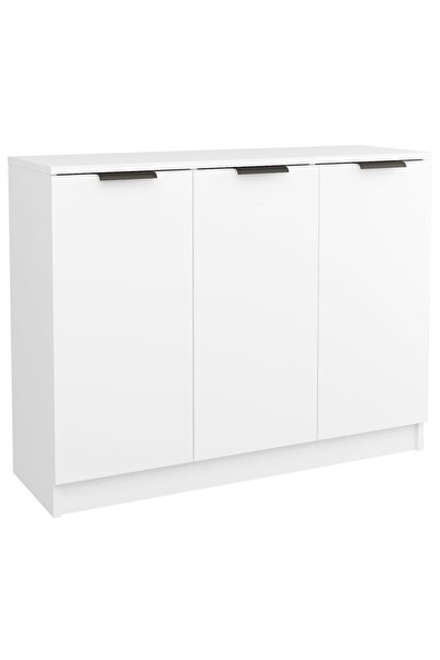 vidaxl Servantă, alb, 90,5x30x70 cm, lemn prelucrat