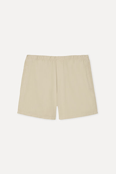 Mudo Men's Beige Color Straight Fit Shorts