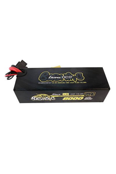 GENS ACE Baterie Lipo 8000mAh 14.8V 100C 4S2P cu conector pentru modele RC