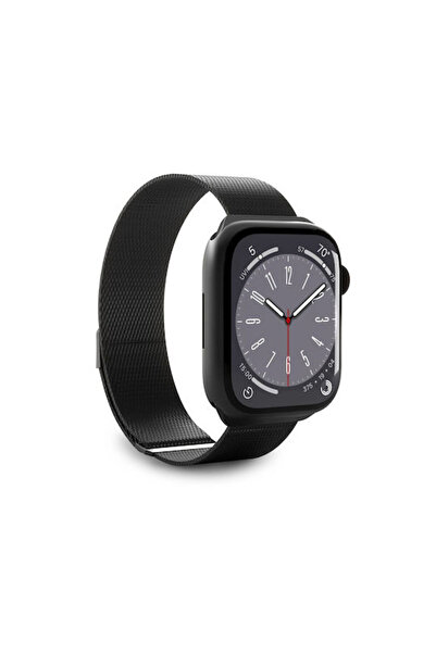 Puro Λουράκι Ανοξείδωτο Ατσάλι Μαύρο (Apple Watch 44/45/46mm/Ultra 49mm)