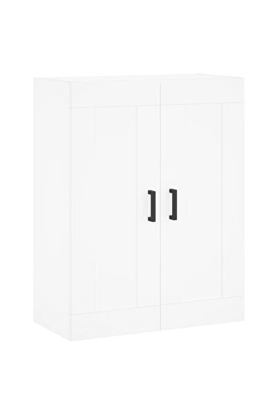 vidaxl Dulap montat pe perete, alb, 69,5x34x90 cm, lemn prelucrat