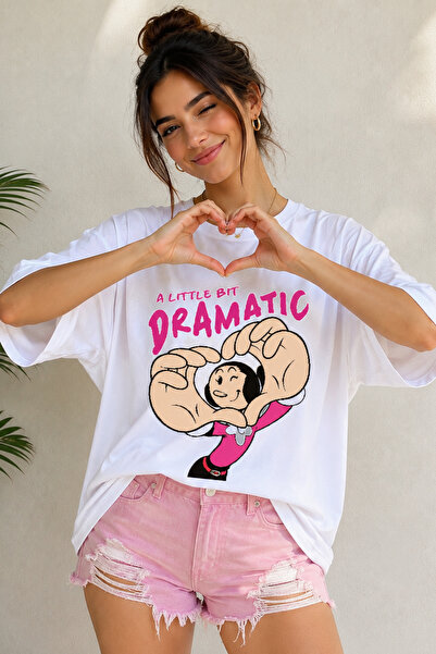 ArtYus Safinaz Character Printed Unisex Oversize T-Shirt – Cotton Crew Neck C...