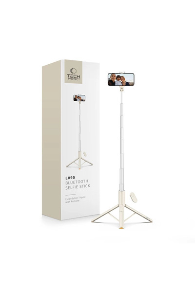 Tech-Protect Selfie stick cu trepied pentru telefoane și camere 3 în 1 cu tel...